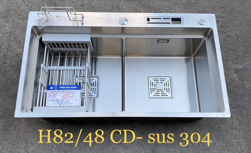 Chậu-rửa-inox-304-Kagol-K8248BT-304-giá-dao-thớt