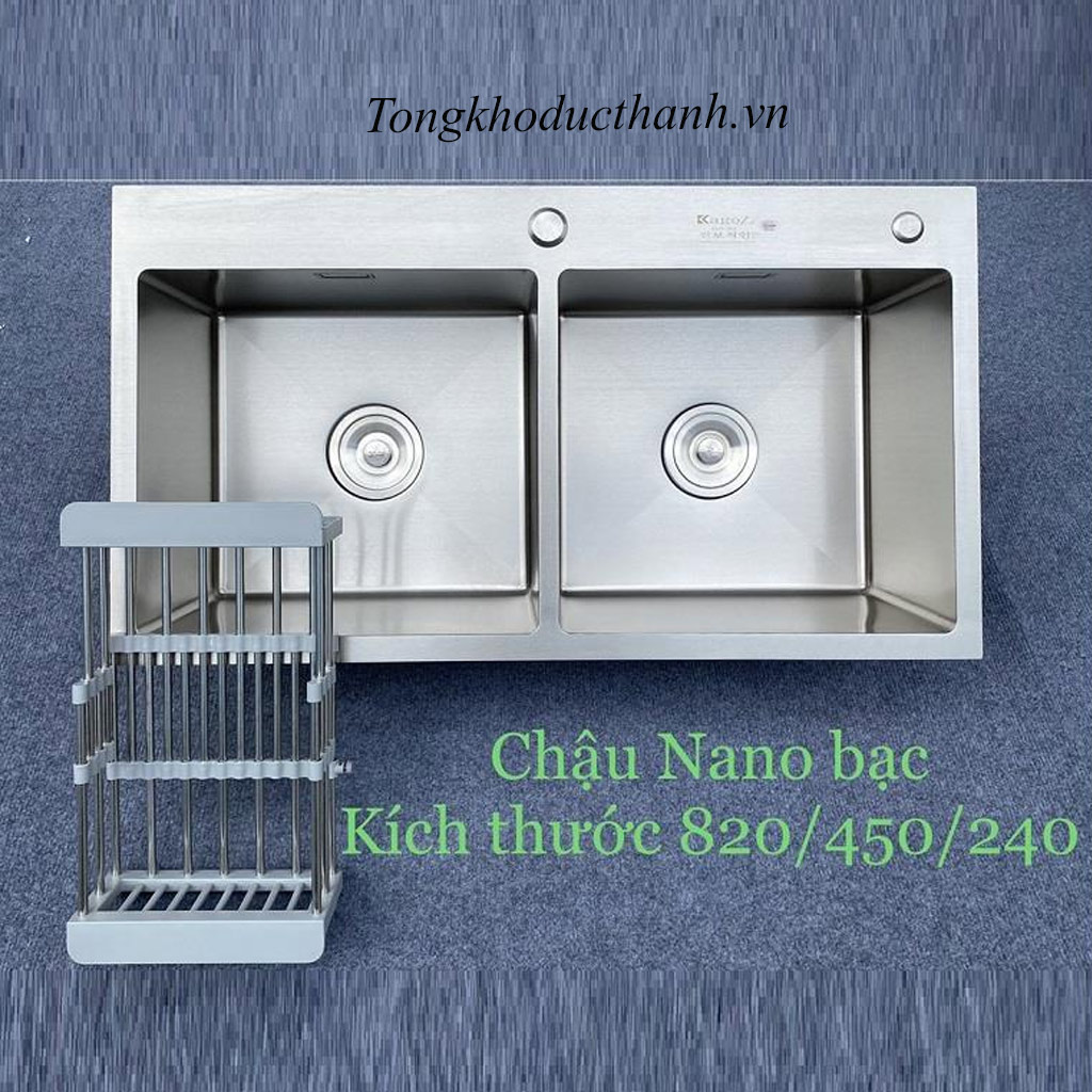 Chậu-rửa-nano-bạc-Kagol-KNB8245-cân Chậu-rửa-nano-bạc-Kagol-KNB8245-cân