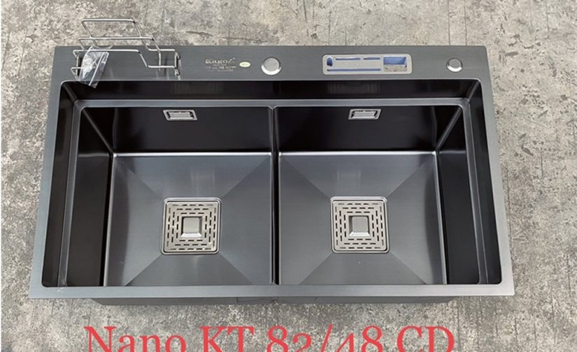 Chậu-rửa-nano-đen-Kagol-HND8248VN-cài-dao-thớt
