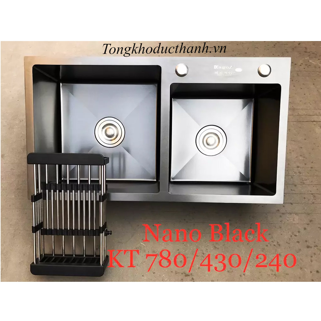 Chậu-rửa-nano-đen-Kagol-KND7843-lệch Chậu-rửa-nano-đen-Kagol-KND7843-lệch