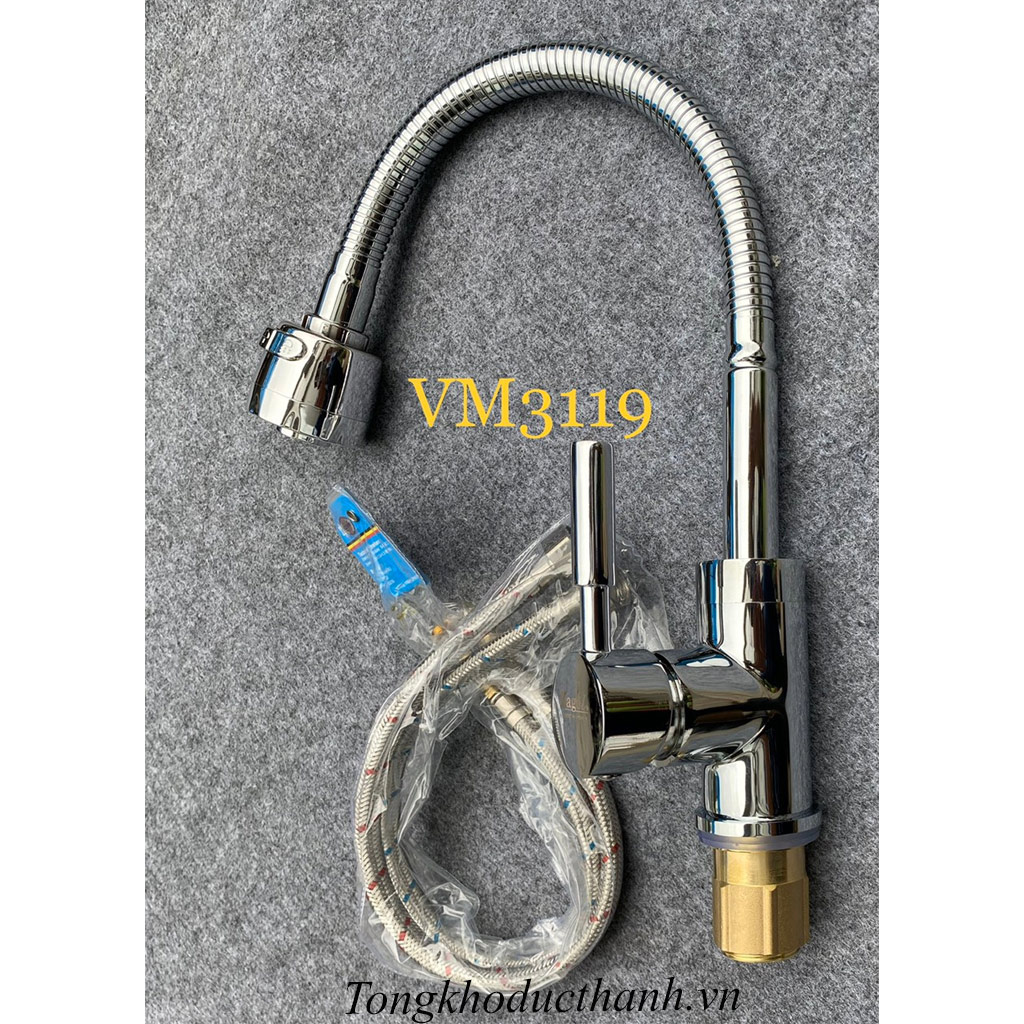 Vòi-rửa-bát-mềm-Kagol-VM3119 Vòi-rửa-bát-mềm-Kagol-VM3119