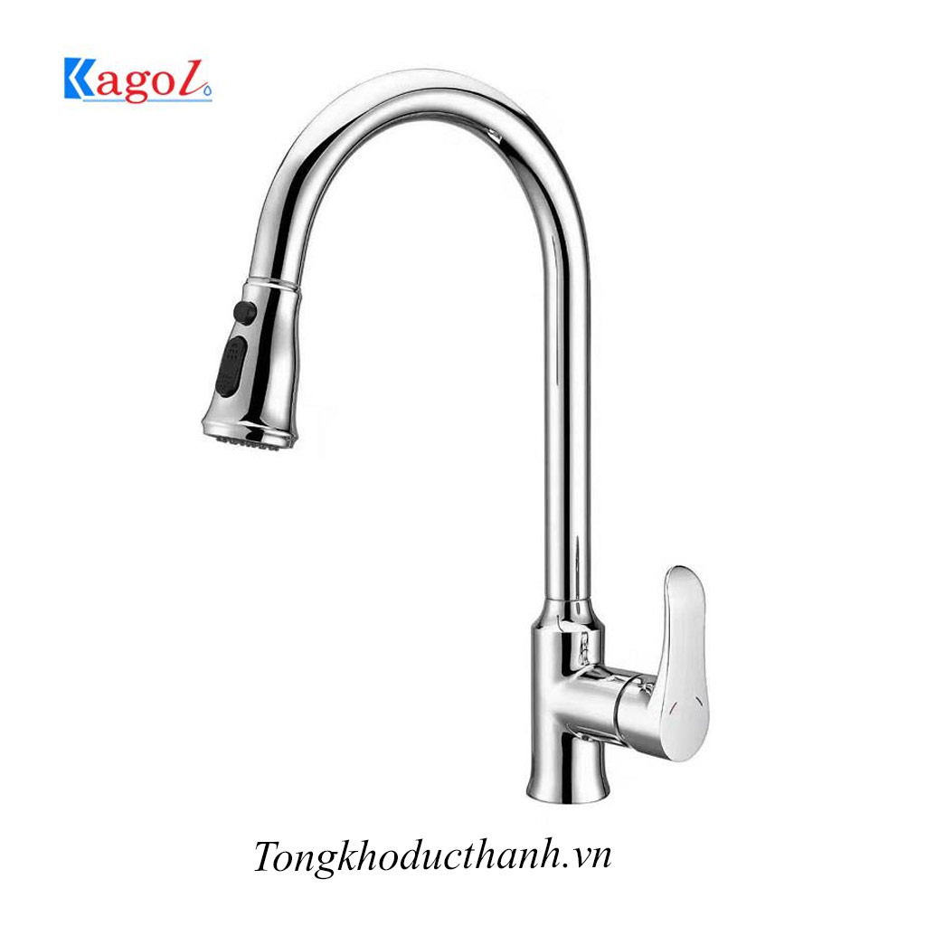 Vòi-rửa-bát-rút-Kagol-K18 Vòi-rửa-bát-rút-Kagol-K18