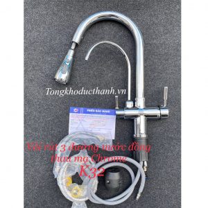 Vòi-rửa-bát-vòi-rút-ba-đường-nước-Kagol-K32