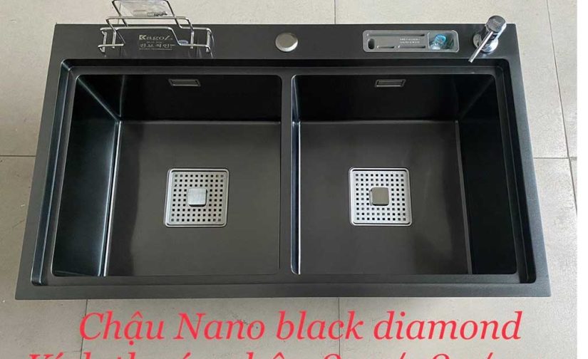 Chậu rửa nano đen Kagol Nano Black Diamond