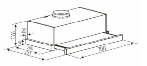 Máy hút mùi Arber AB700KB - Ảnh 2