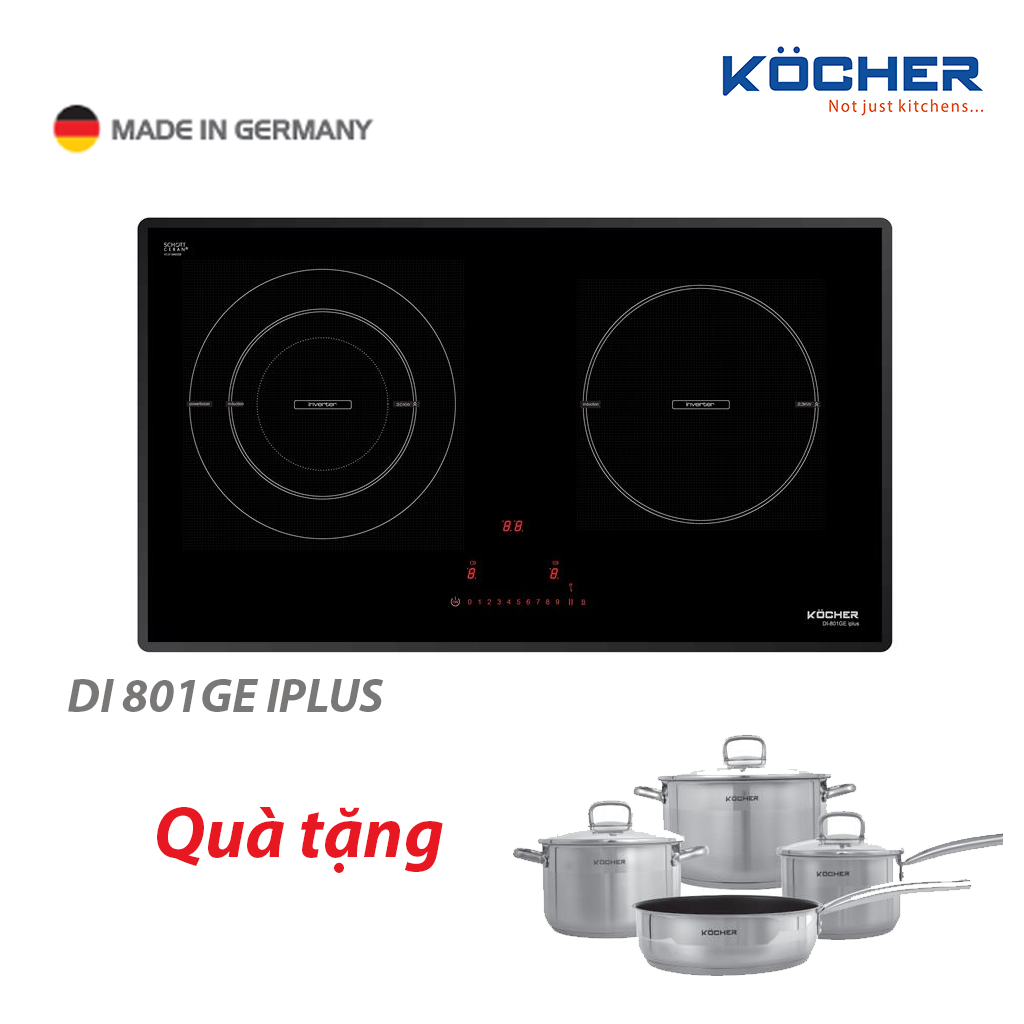 DI-801GE-IPLUS Bếp từ Kocher DI 801GE IPLUS - Ảnh 1