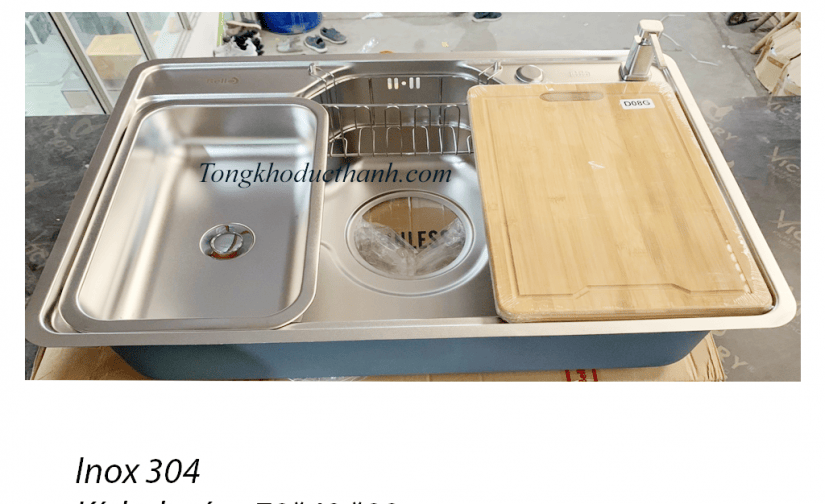Chậu rửa đơn Bello BL-C400 ( 720*480MM)
