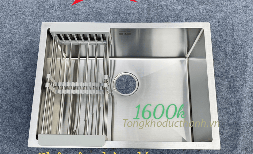 Chậu đơn âm toàn phần Kagol K6045 inox 304