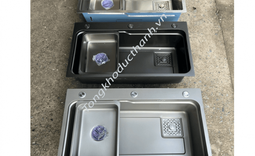 Chậu rửa đơn nano Kobesi 7846 inox 304