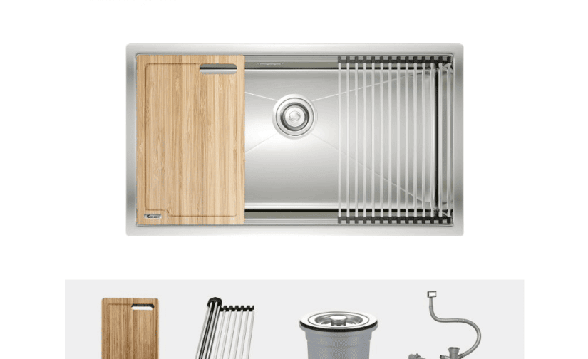 Chậu rửa bát Konox Workstation Sink – Undermount Sink KN8046SU
