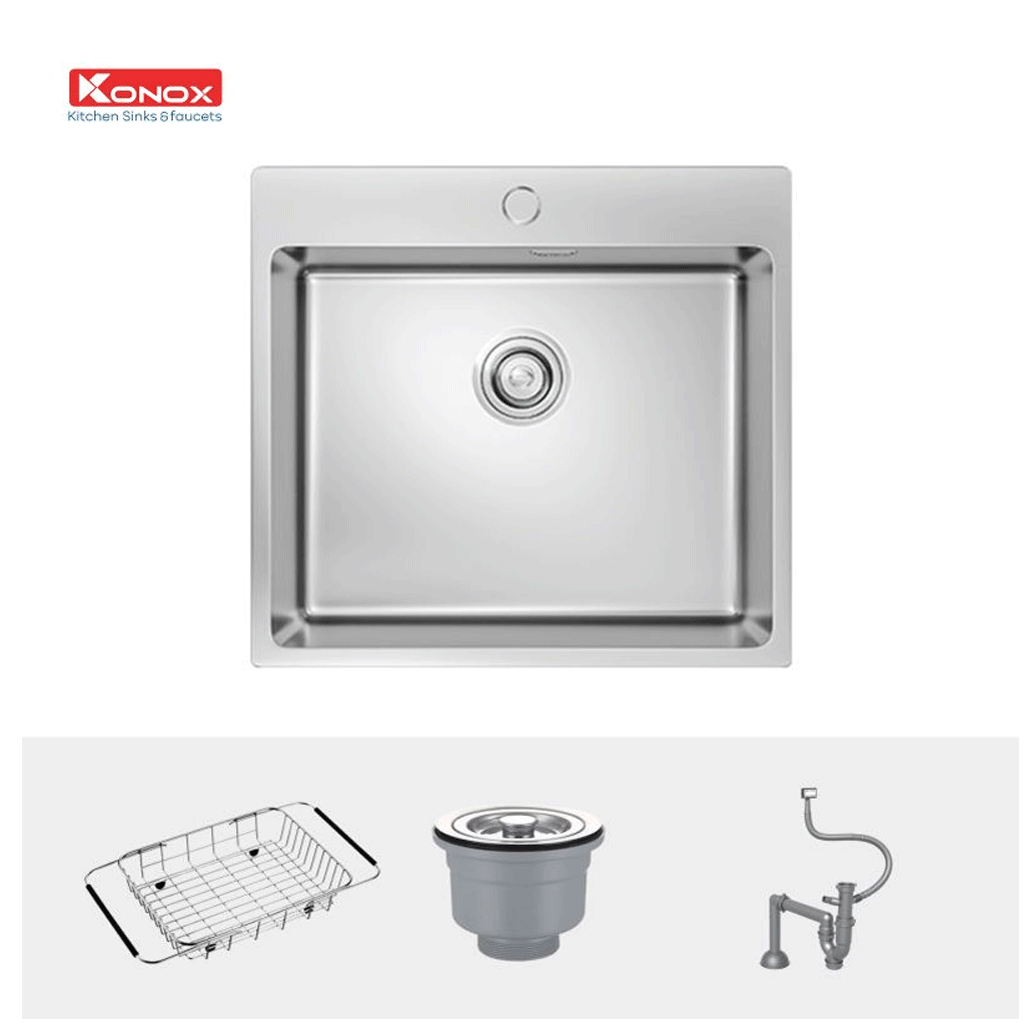 Unico-5450 Chậu rửa bát Konox Topmount Sink Unico 5450 ( KT 54*50) - Ảnh 1