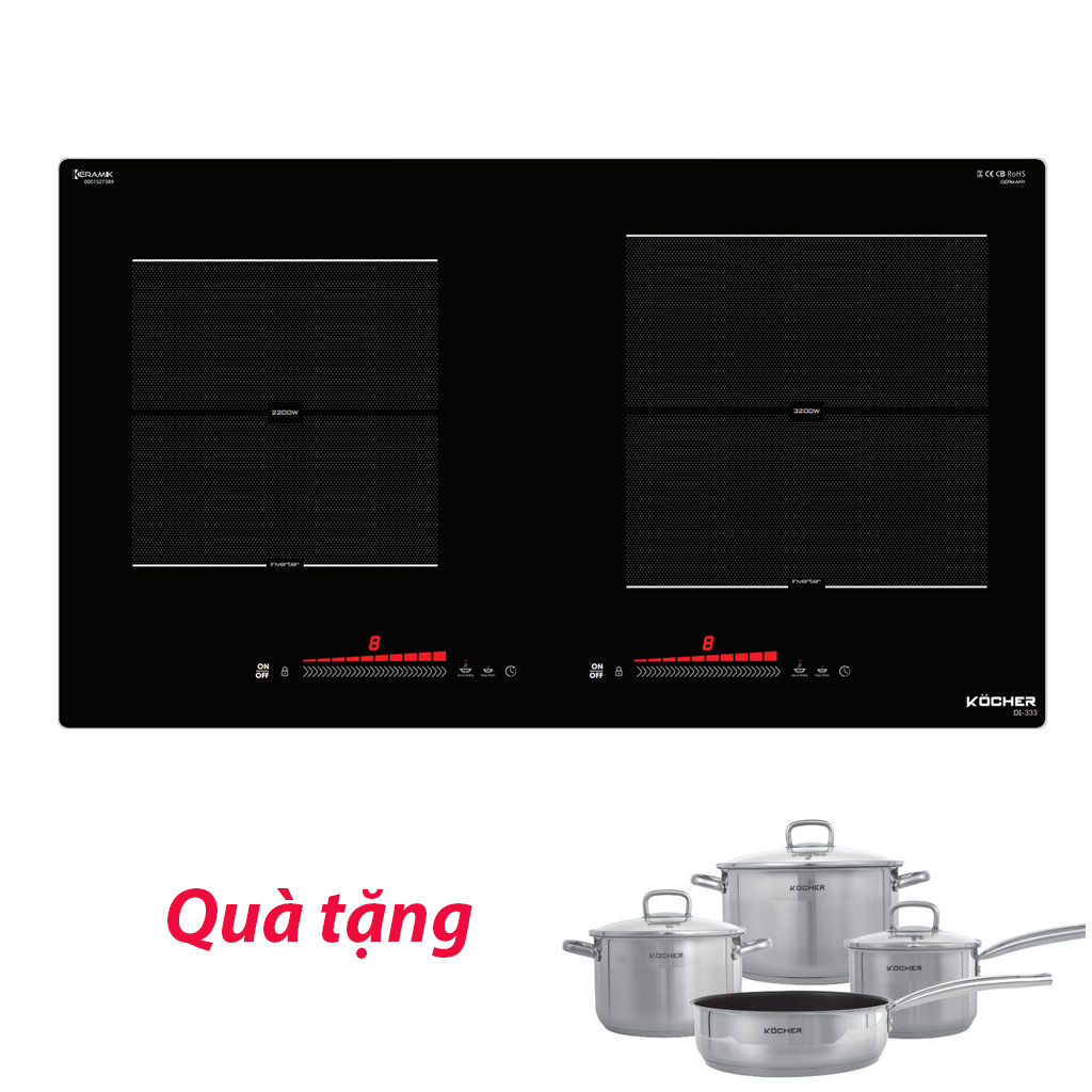 di-333 3 Bếp từ Kocher DI-333 - Ảnh 1