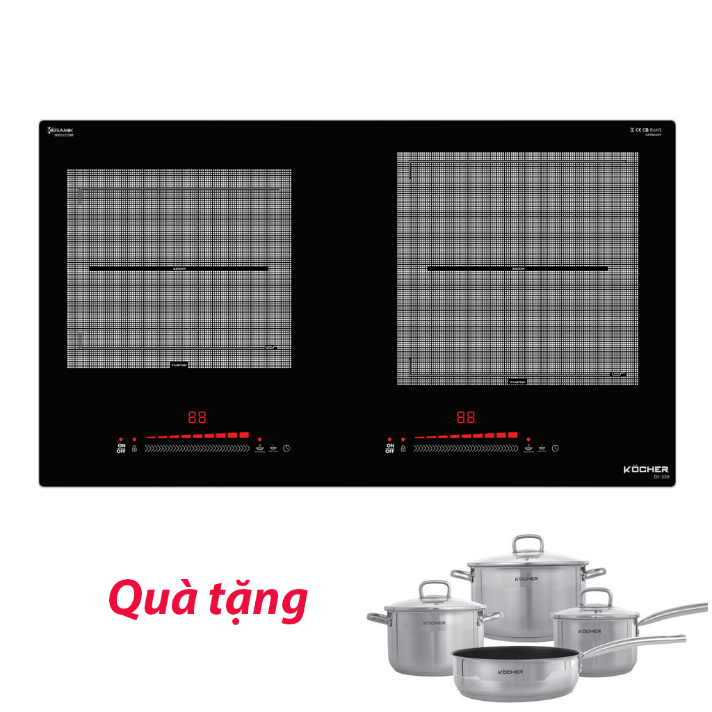 di-339 Bếp từ Kocher DI-339 - Made in Korea - Ảnh 1