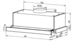 Hút mùi âm tủ lực hút mạnh Blanc BA 6002B công suất 1000m3/h - Ảnh 3