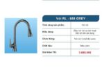 Bộ Combo Chậu Roslerer RL04-7843 nano cân và Vòi Roslerer RL 688 Greey - Ảnh 6