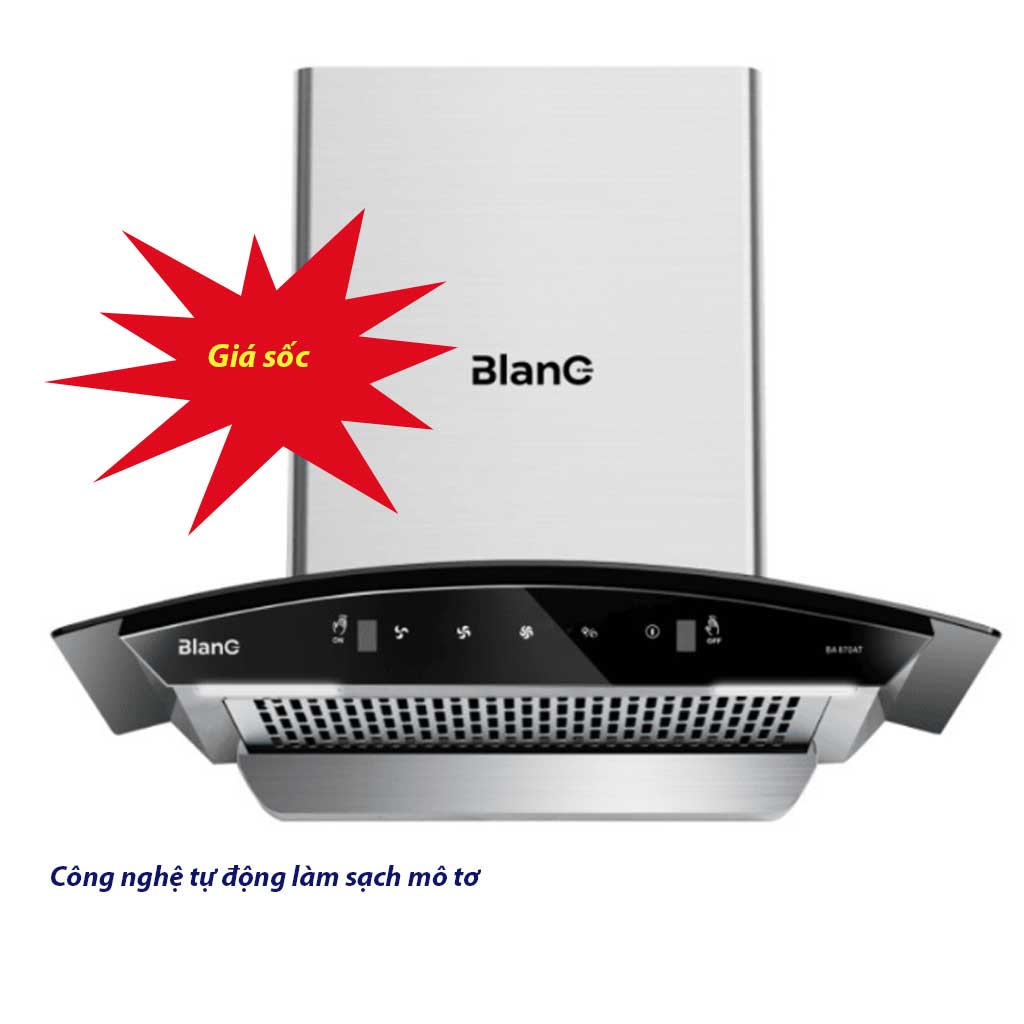 870at Máy hút mùi tự động làm sạch Blanc BA 870AT - Ảnh 1