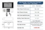 Chậu Rửa Bát 1 Hố Chống Xước Phủ Nano GENTO: GT04 – 7843 NANO - Ảnh 2