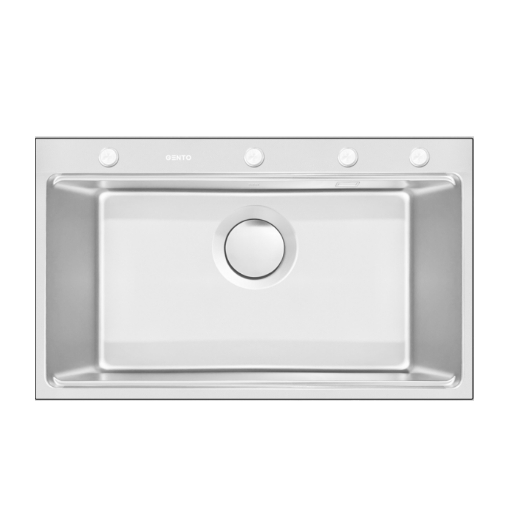 Chậu Rửa Bát Inox Chống Xước GENTO GT04 – 7848 New-01 Chậu Rửa Bát Inox Chống Xước GENTO: GT04 – 7848 New - Ảnh 1