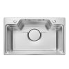 Chậu Rửa Bát Inox Chống Xước GENTO: GT04 – 7848 Premium