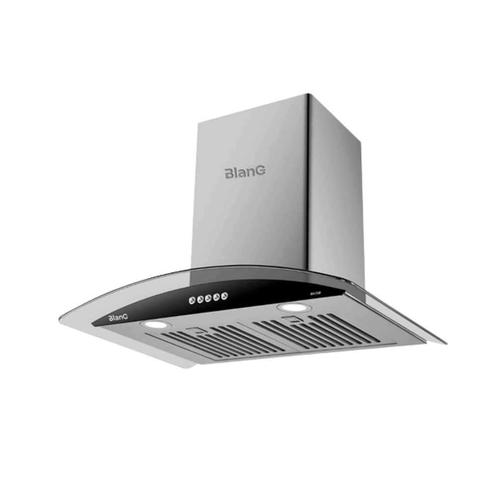 Máy hút mùi tự động làm sạch Blanc BA 870AT-01 Máy Hút Mùi Kính Cong BLANC BA 70B / BA 90B - Ảnh 1