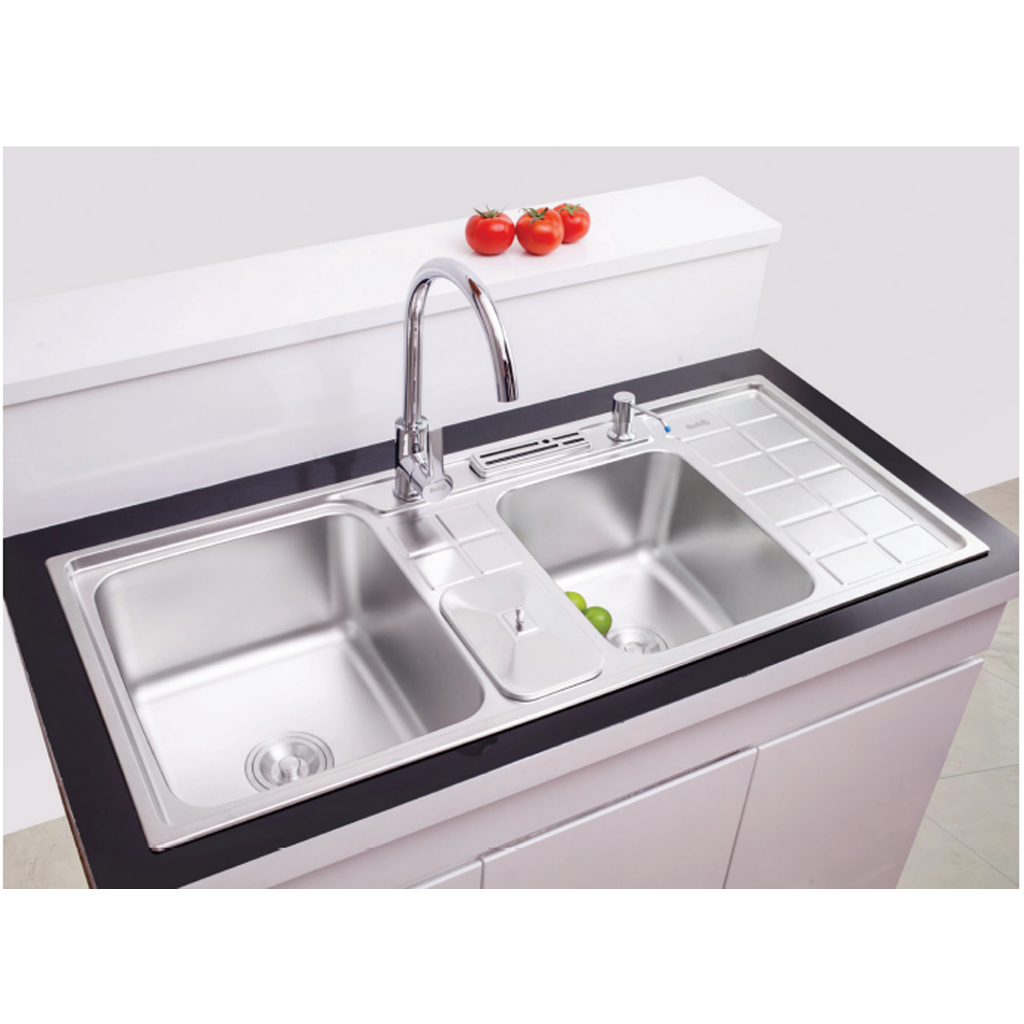 C520 Chậu rửa bát Bello BL-C520 ( 1100*485MM) - Ảnh 1