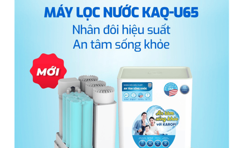 Máy lọc nước Karofi KAQ-U65 (10 lõi lọc)