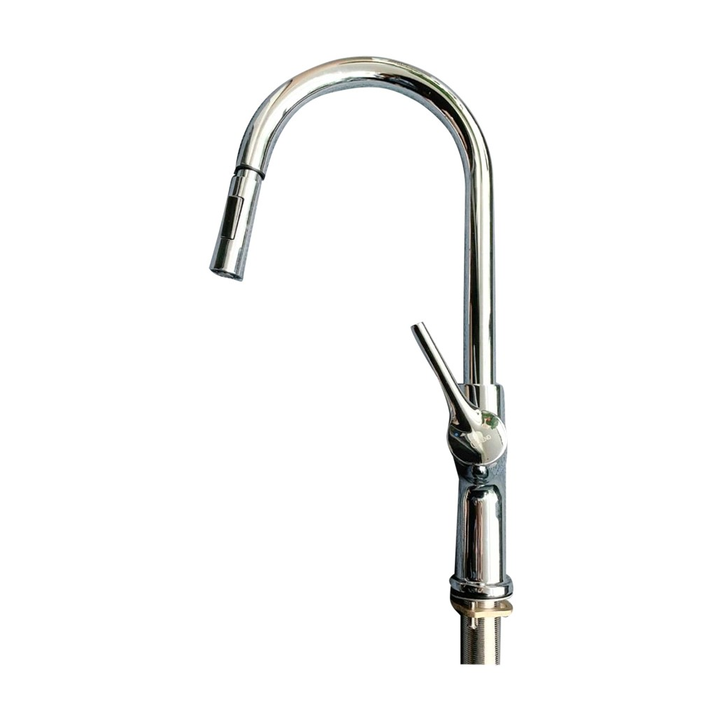 bu636 inox Vòi rửa bát Buchen BU636 inox - Ảnh 1