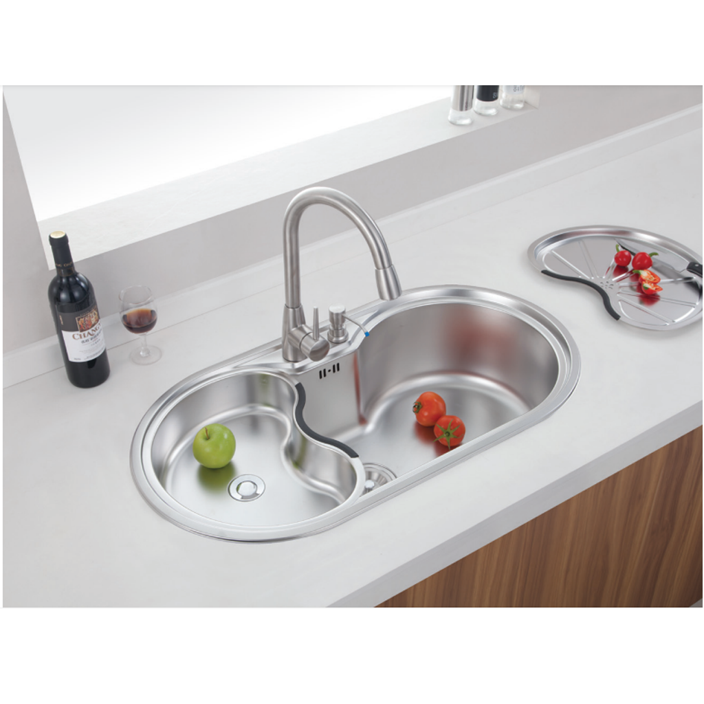 c410 Chậu rửa bát BELLO BL-C410 (860*460MM) - Ảnh 1