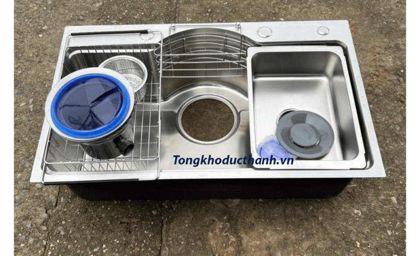 Chậu đúc Kobesi 7546 Inox 304 ( KT 75*46cm)