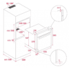 Lò nướng Teka HLB 8415 BK (71 lít) - Ảnh 3