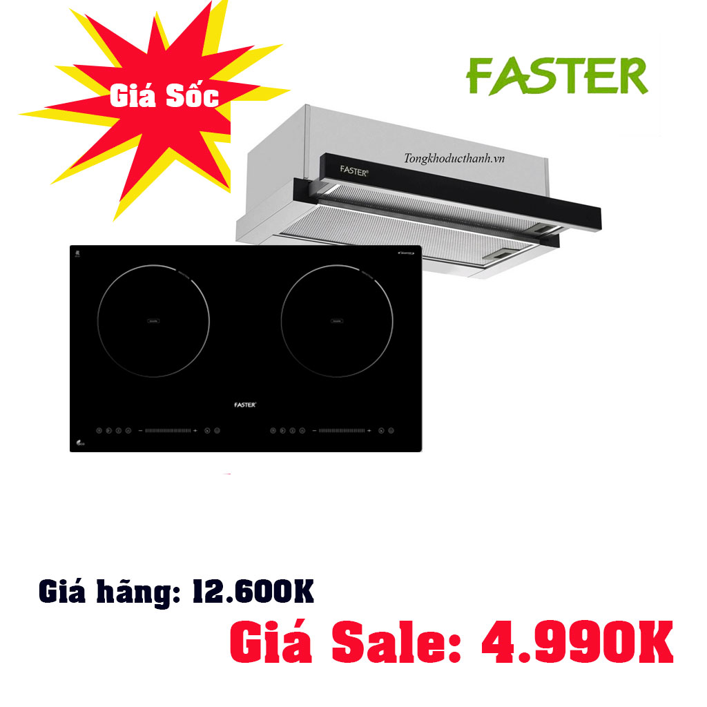 combo Các mẫu Combo bếp từ, hút mùi Faster - Ảnh 1