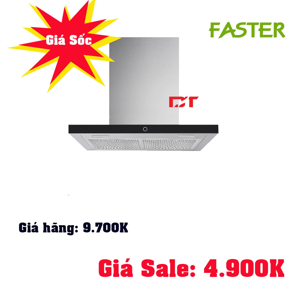 hút-mùi-faster Máy hút mùi Faster QUATTRO LUX 70/90 SM - Ảnh 1