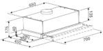 Máy hút mùi Kaff KF-TL1007W - Ảnh 2