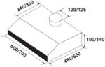 Máy hút mùi Kaff KF-638B - Ảnh 2