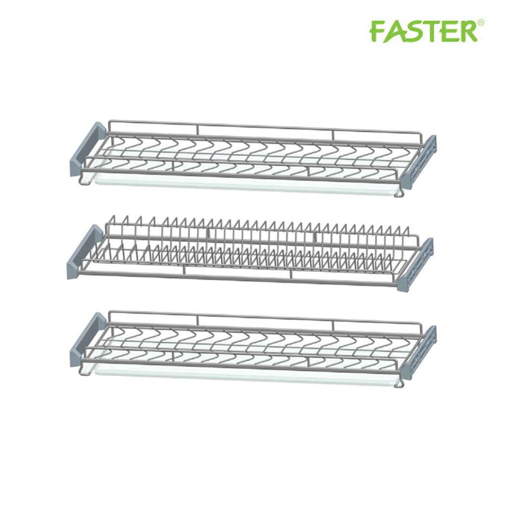 700ss3 Giá bát cố định 3 tầng Faster FS RS700SS3/800SS3/900SS3 ( bỏ mẫu) - Ảnh 1