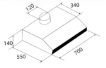 Máy hút mùi Kaff KF-701B - Ảnh 3