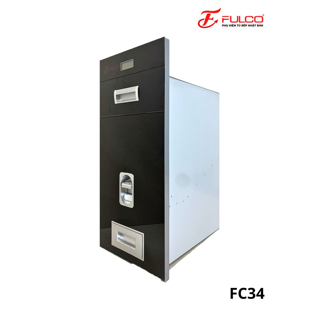 FC34 Thùng gạo điện tử Fulco FC34 - Đen - Ảnh 1