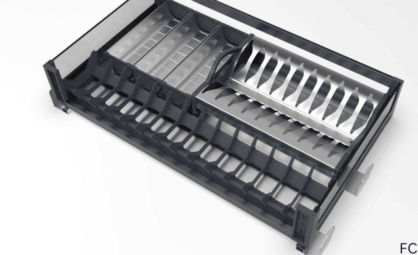 Giá bát đĩa tủ dưới Fulco FCA02-B-B