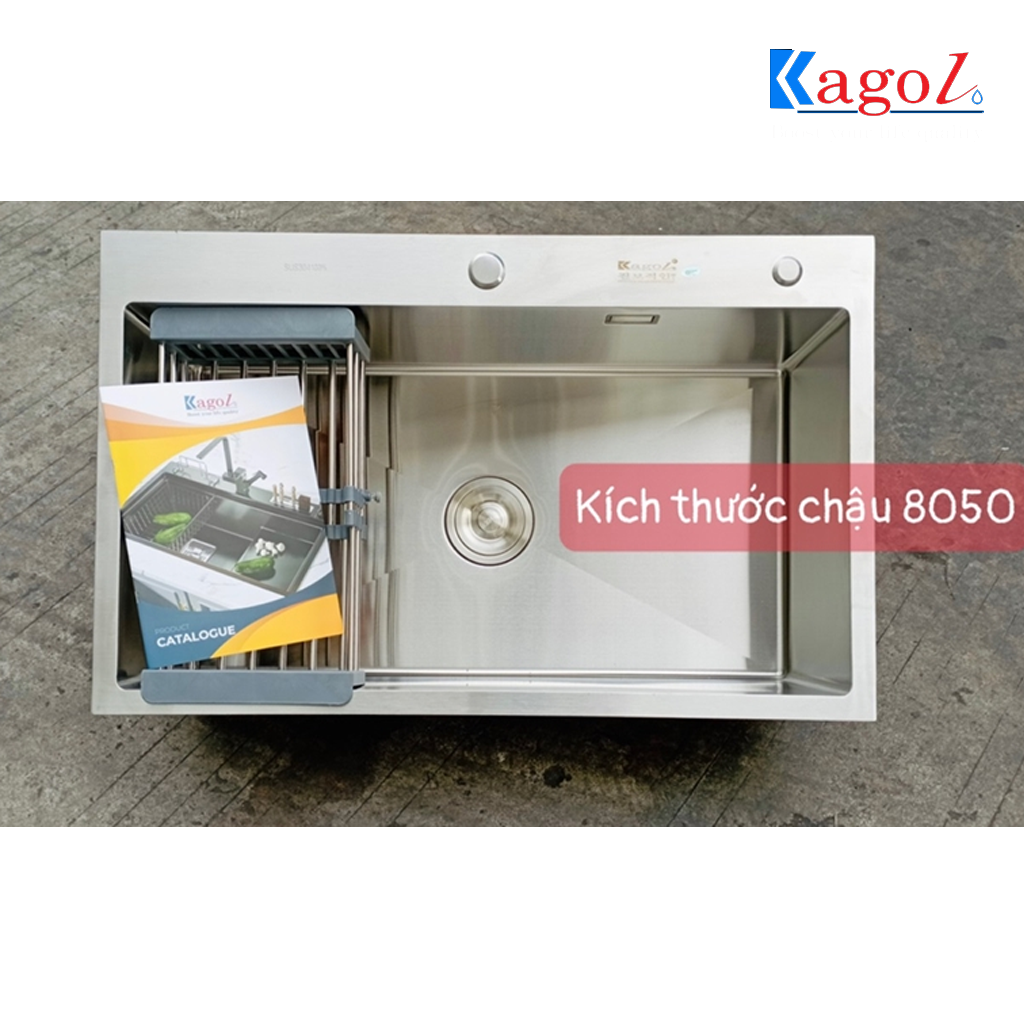 K8050 Chậu rửa bát đơn Kagol K8050 - Ảnh 1