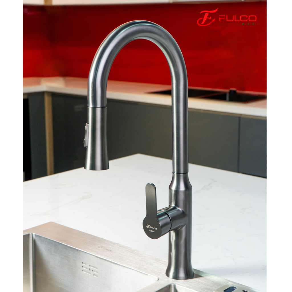 f44 Vòi rửa bát rút dây Fulco F44 - Ảnh 1
