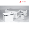 Thùng rác đôi gắn cánh Fulco FC48