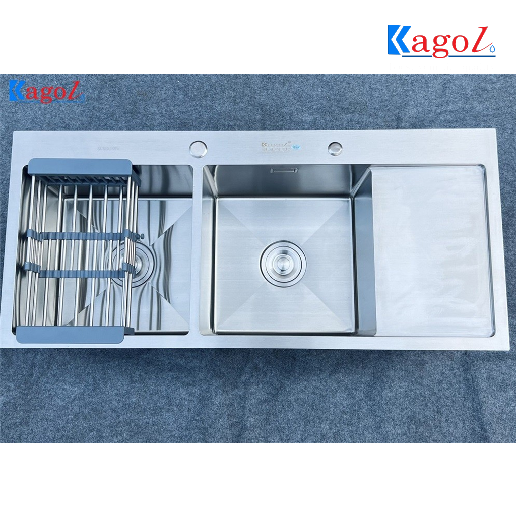 k12050-304 Chậu rửa bát có bàn chờ Kagol K12050-304 (120 x 50 cm) - Ảnh 1