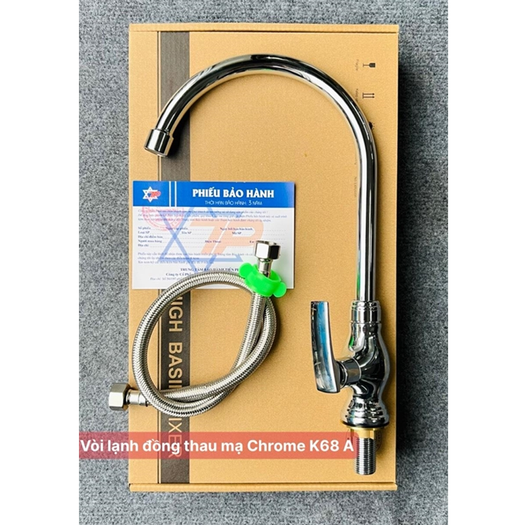 k68b Vòi rửa bát 1 đường nước Kagol K68B - Ảnh 1