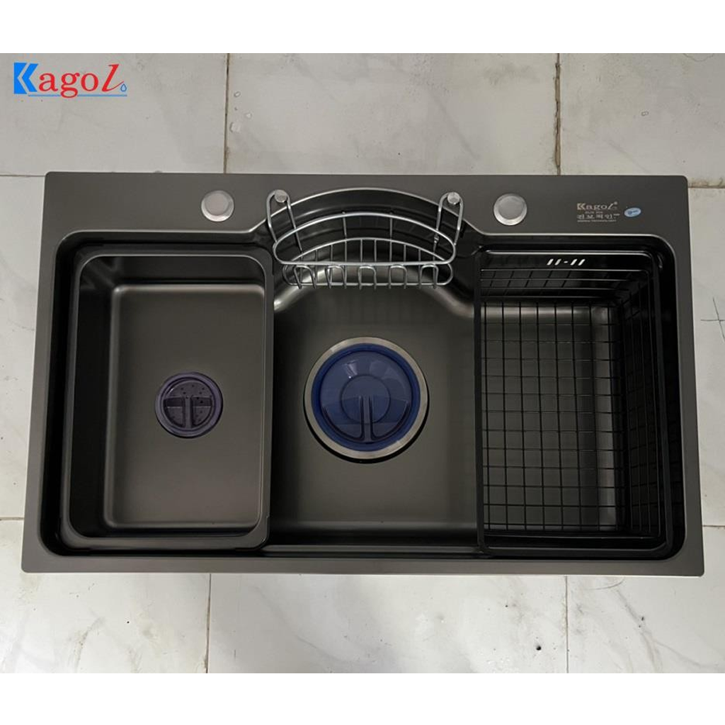 knd7848 Chậu rửa bát đơn Kagol KND7848-304 (78 x 48 cm) - Ảnh 1