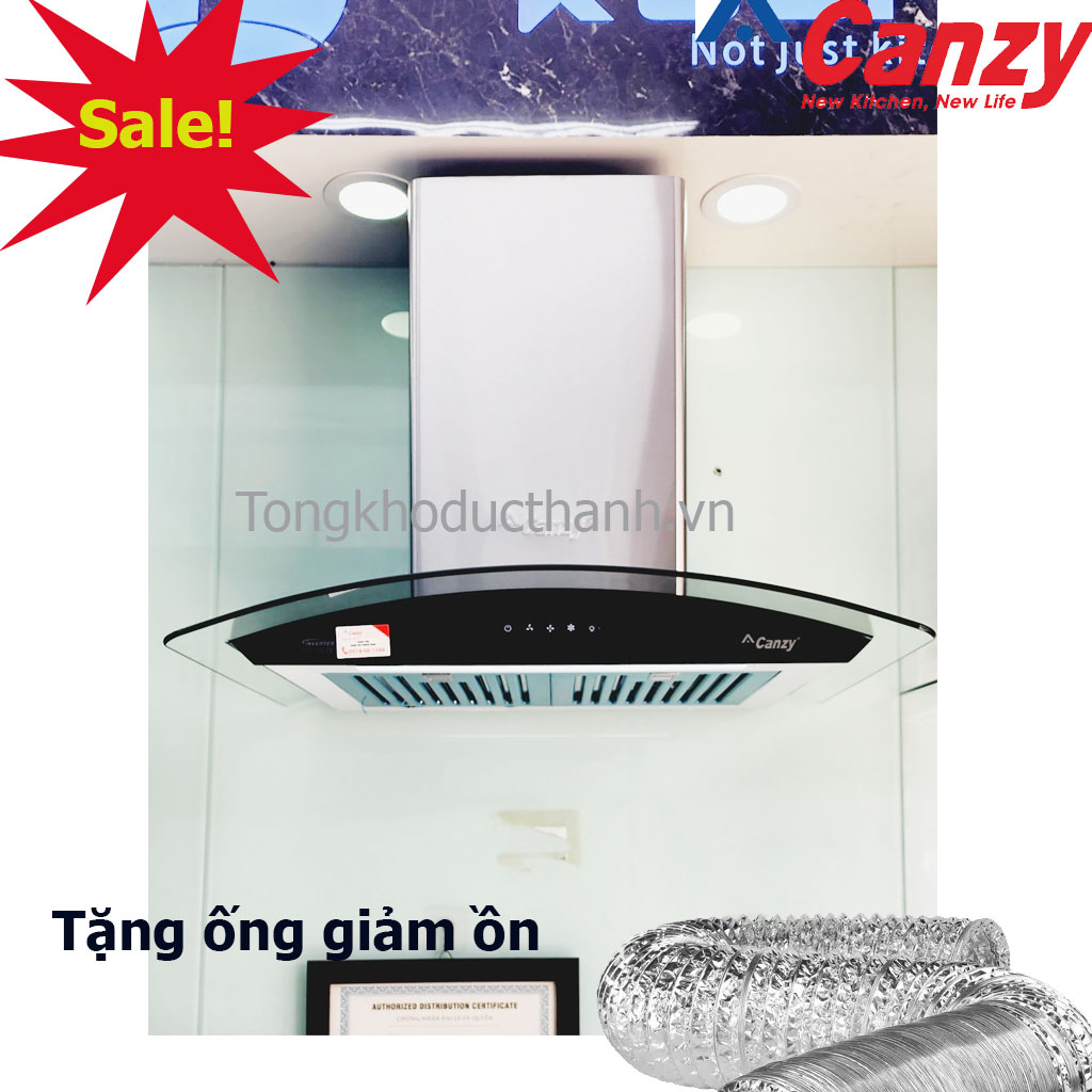 07es Máy hút mùi Canzy CZ SB07E (công suất 1.200m3/h) - Ảnh 1