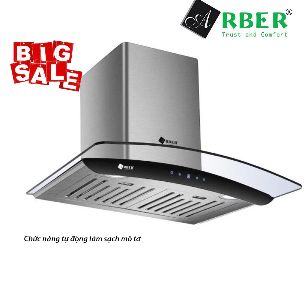 smard Máy hút mùi Arber AB SMART HOOD ( từ làm sạch mỡ trong mô tơ) - Ảnh 1
