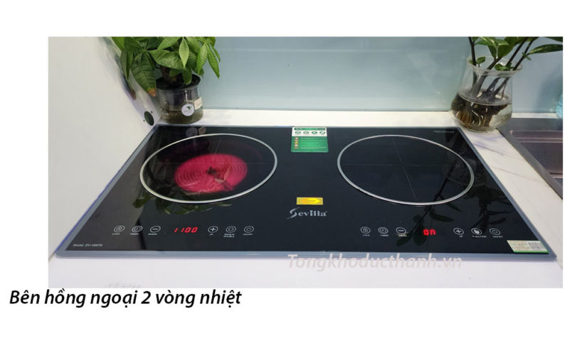 Bếp điện từ Sevilla Sv 189TS ( 1 từ 1 hồng ngoại)