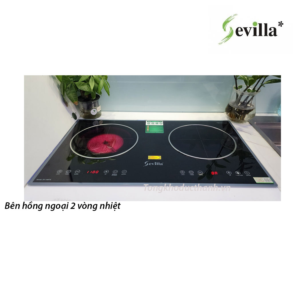sv-189ts Bếp điện từ Sevilla Sv 189TS ( 1 từ 1 hồng ngoại) - Ảnh 1