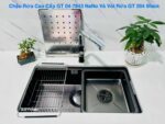 Chậu rửa bát đơn âm Gento GT04-7843 Nano - chống xước, chống bám bẩn - Ảnh 2