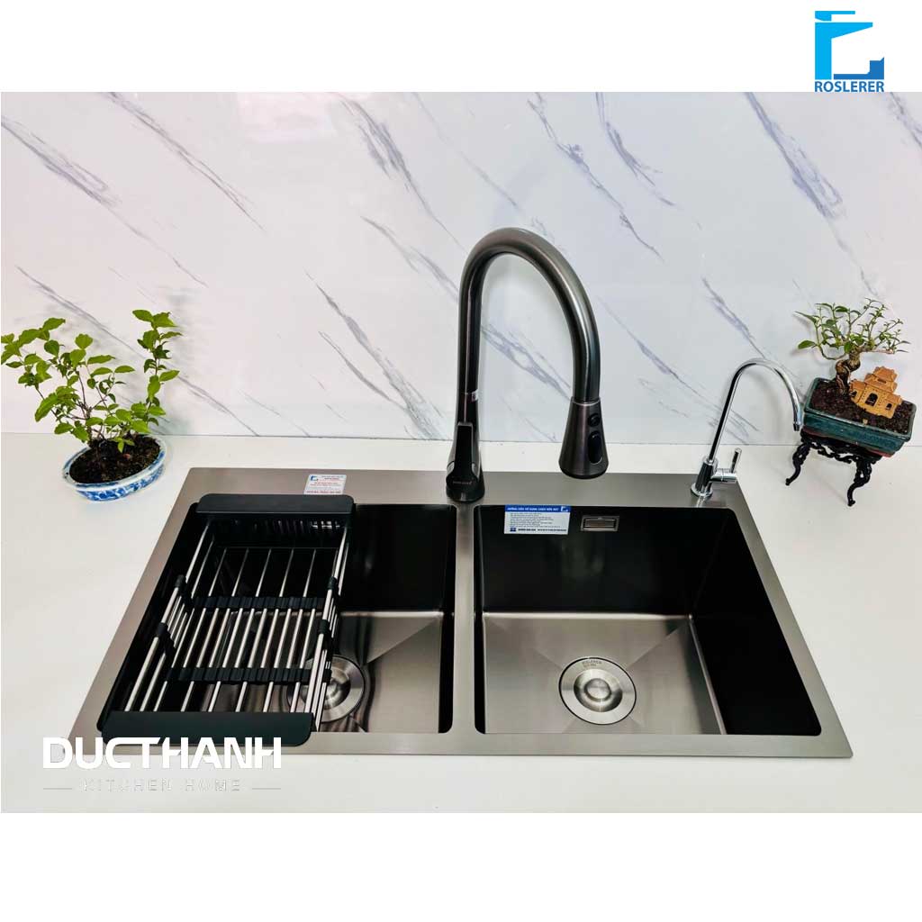 7843-nano-cân Bộ Combo Chậu Roslerer RL04-7843 nano cân và Vòi Roslerer RL 688 Greey - Ảnh 1